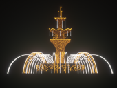 Светодиодный фонтан "Императорский" Акция