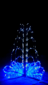 Световой фонтан Сине-белый 1,6 м